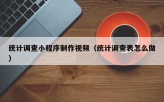 琼海统计调查小程序制作视频（统计调查表怎么做）
