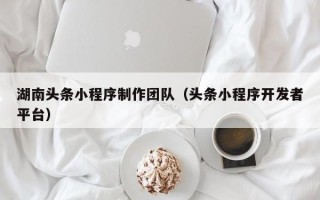 琼海湖南头条小程序制作团队（头条小程序开发者平台）